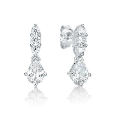 Picture of DANGLE,WHT.3xRD,5mm PEAR