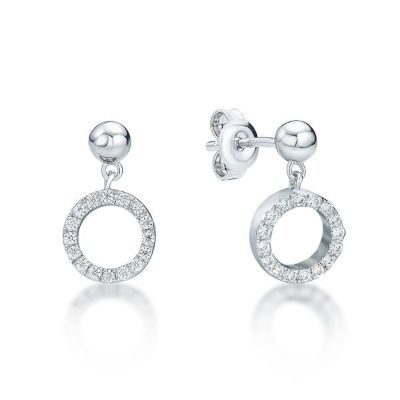Picture of 4mm BALL STUD MIT CZ CIRCLE