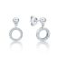 Picture of 4mm BALL STUD MIT CZ CIRCLE