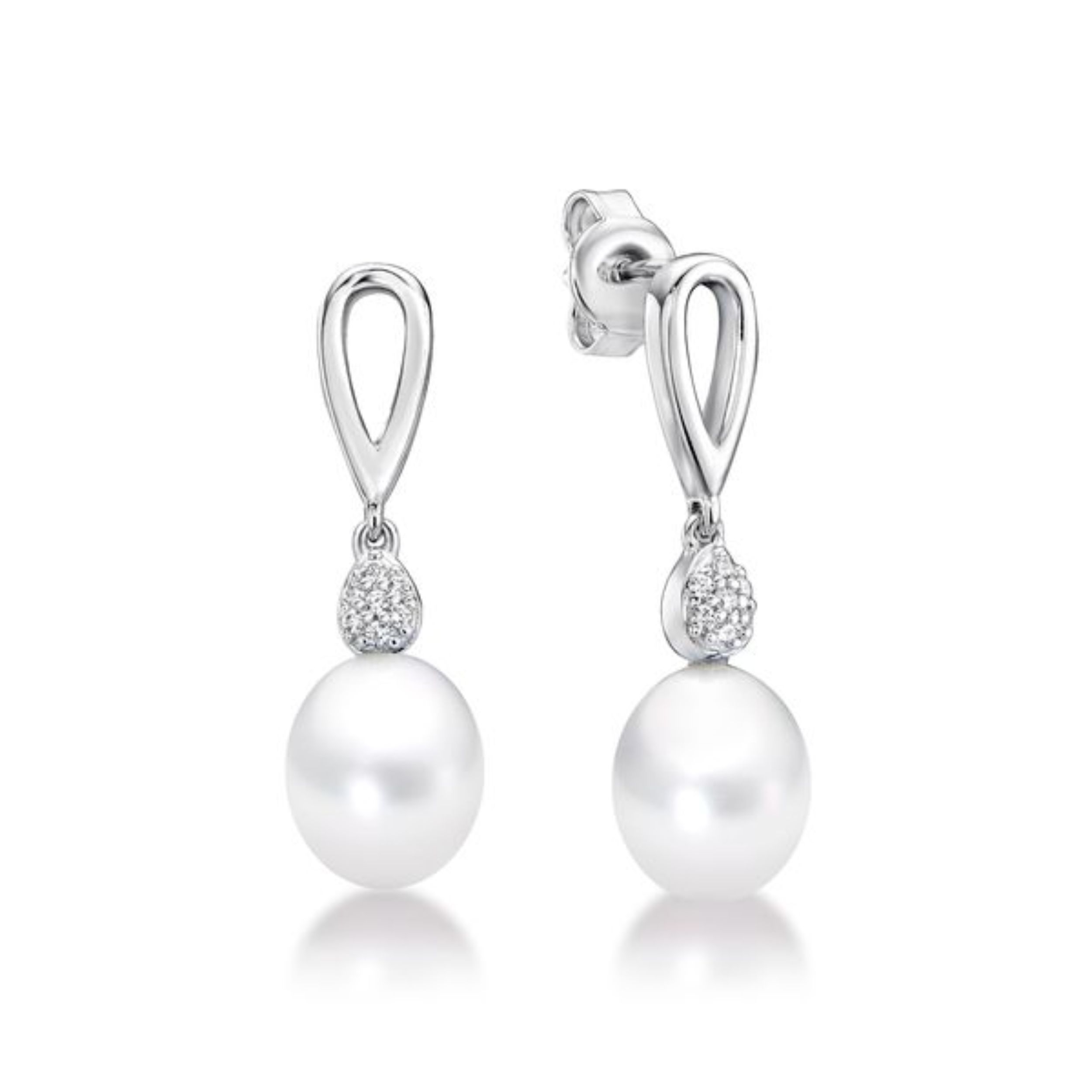 Picture of DROP SHAPE & PAVE. 7.5mm