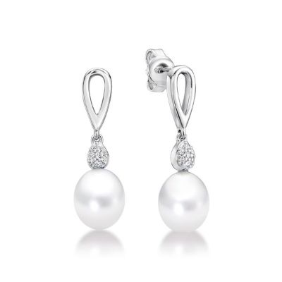 Picture of DROP SHAPE & PAVE. 7.5mm