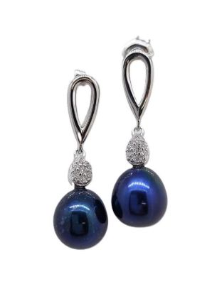 Picture of DROP SHAPE & PAVE. 7.5mm