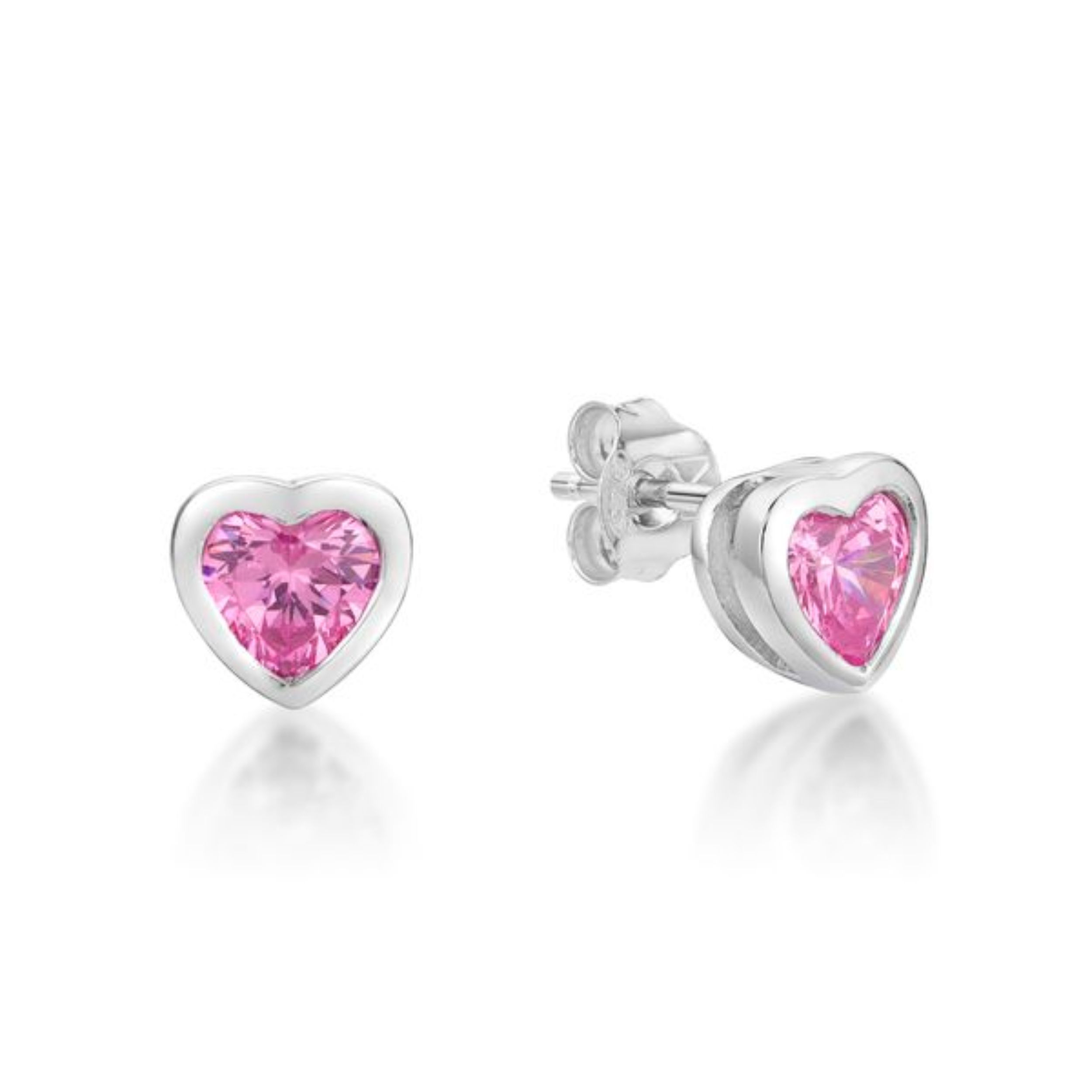 Picture of STUD,HEART PINK 5mm