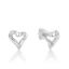 Picture of HEART, RIBBONESQUE EARRING