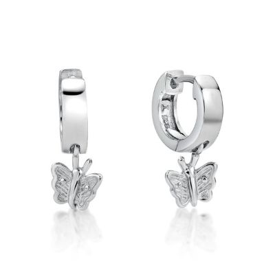 Picture of HUGGIE, BUTTERFLY DANGLE 3.2 x 9.6 mm