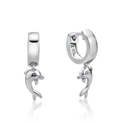 Picture of DOLPHIN HUGGIE, 3.3 x 10 mm