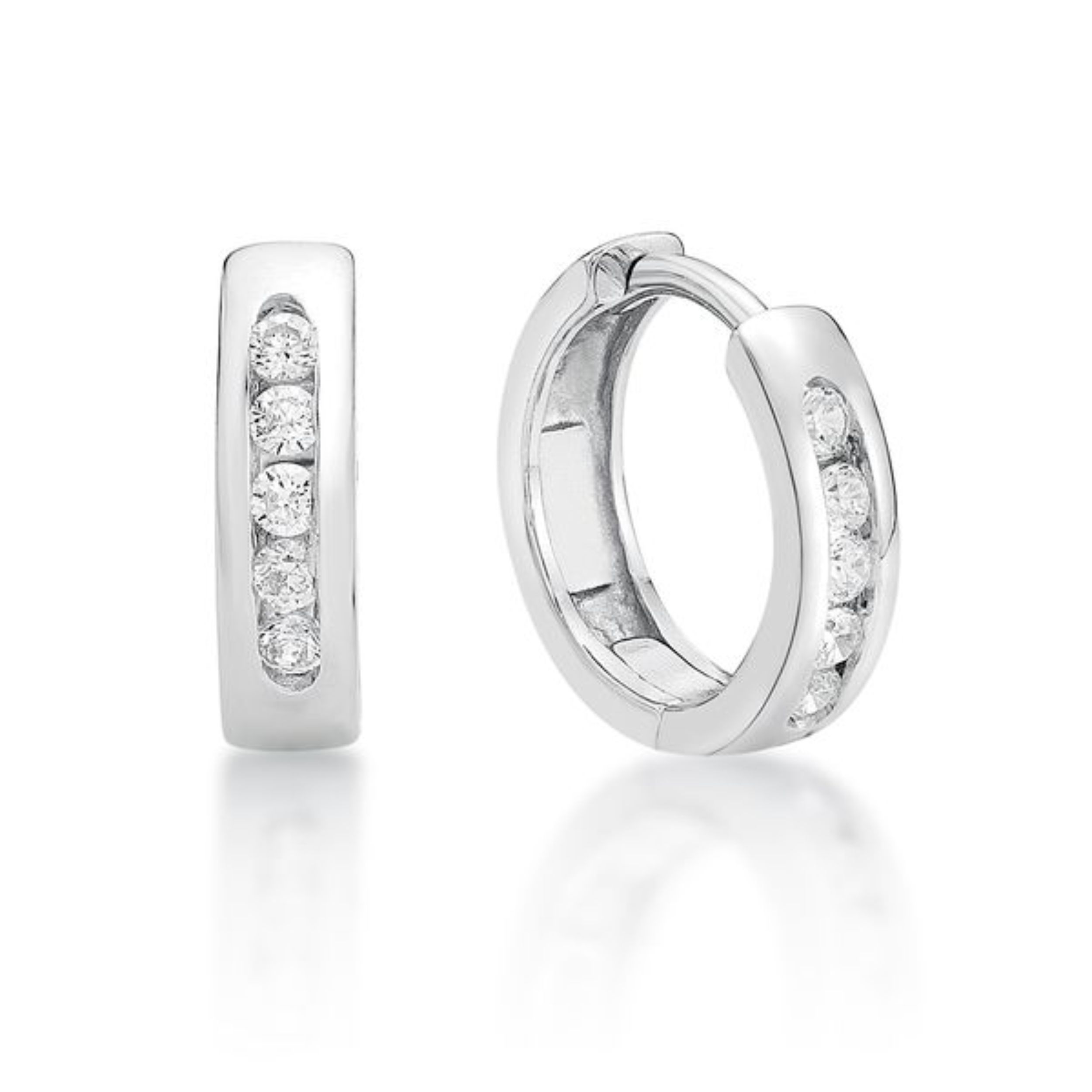 Picture of 13mm, 5 x WHITE RD 1.75mm CZ
