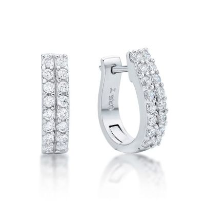 Picture of HUGGIE, 'U' SHAPE. x16 CZ/WHT, 4 x 14.2 mm