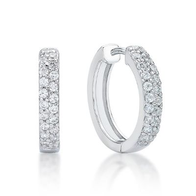 Picture of PAVE HUGGIE, 2 ROW, 2.3 x 13mm