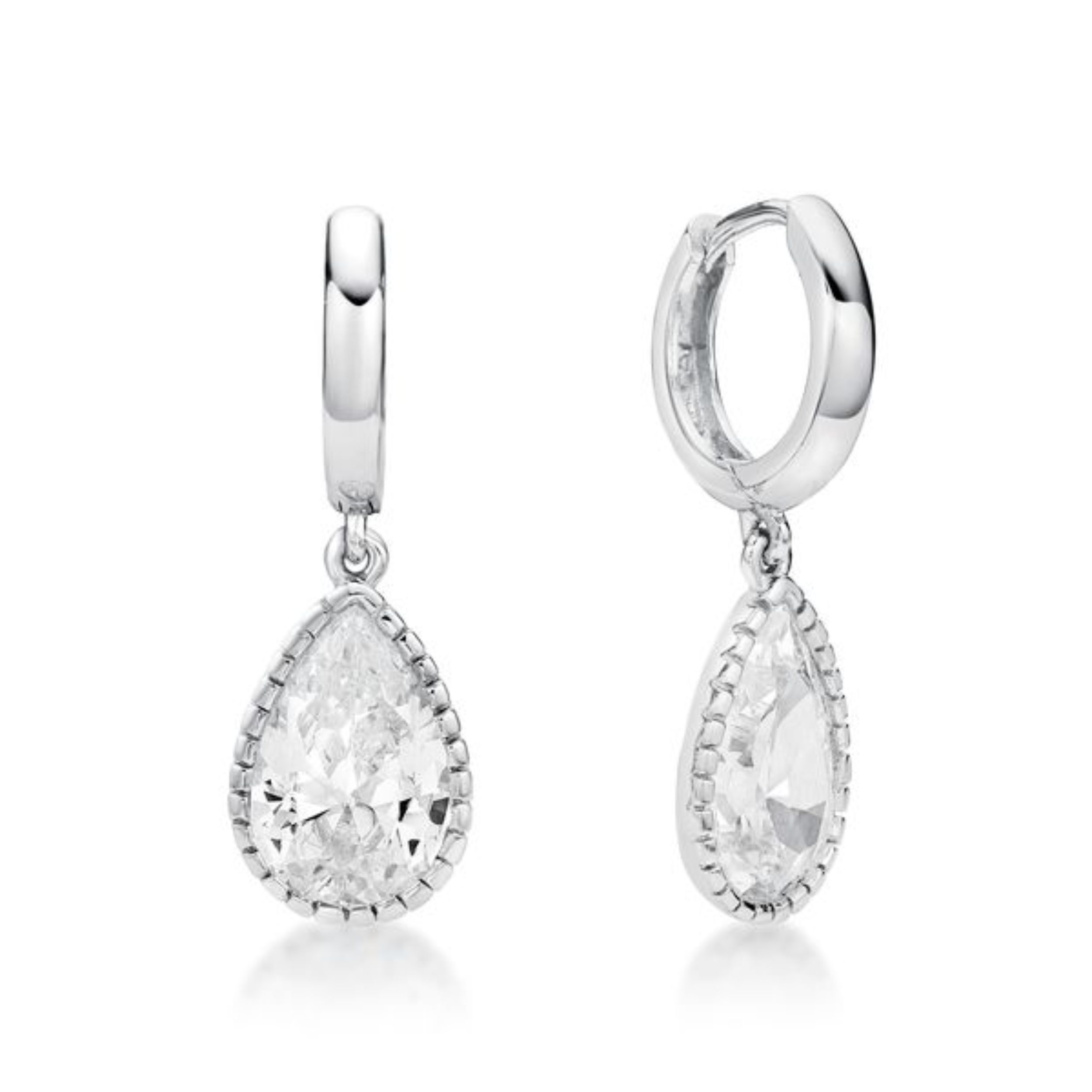 Picture of HUGGIE 2.3 x 12.3 mm WITH LRG TEARDROP (9.4 x 15.7)