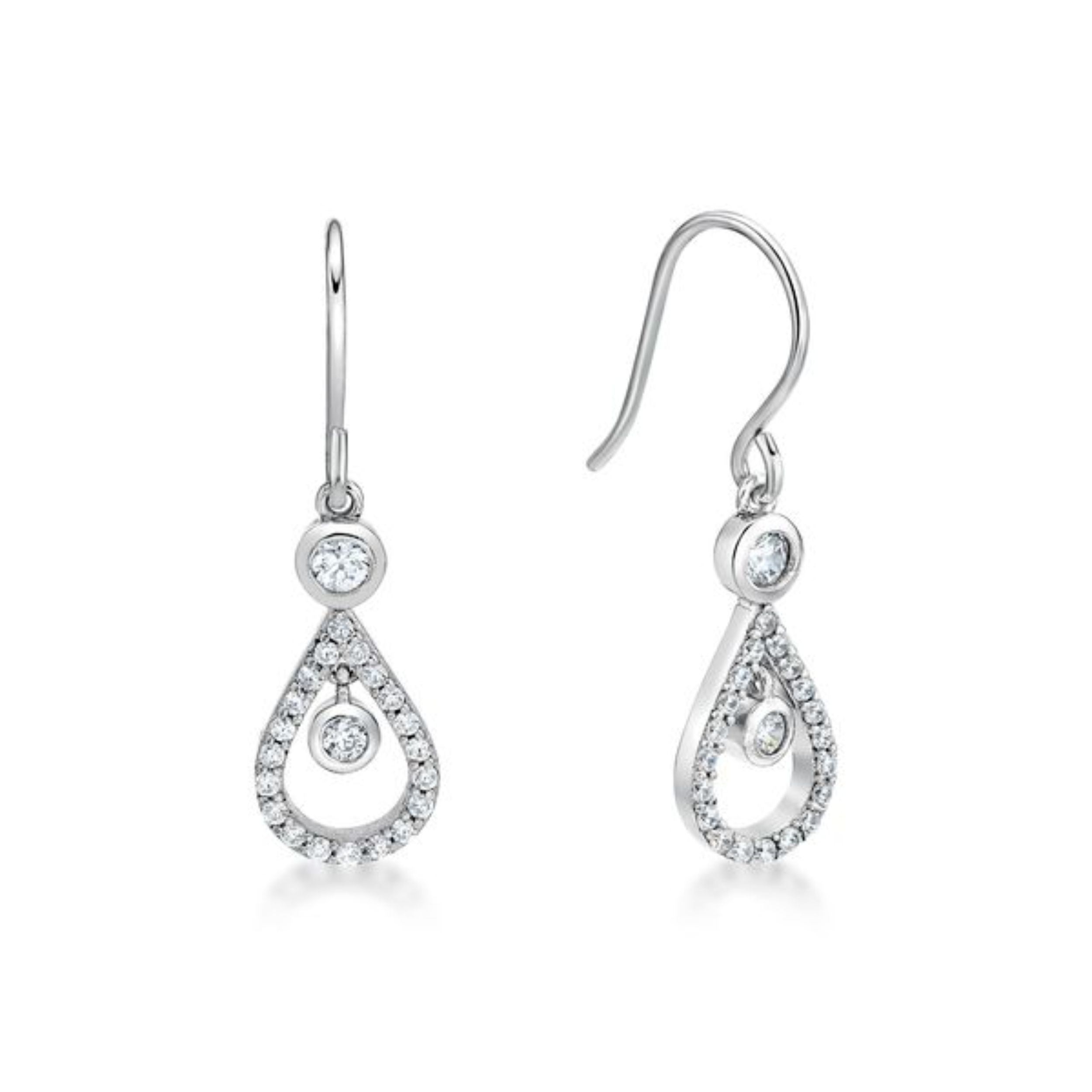 Picture of CZ PEAR SHAPE, R/O SWING. S/HK
