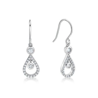 Picture of CZ PEAR SHAPE, R/O SWING. S/HK