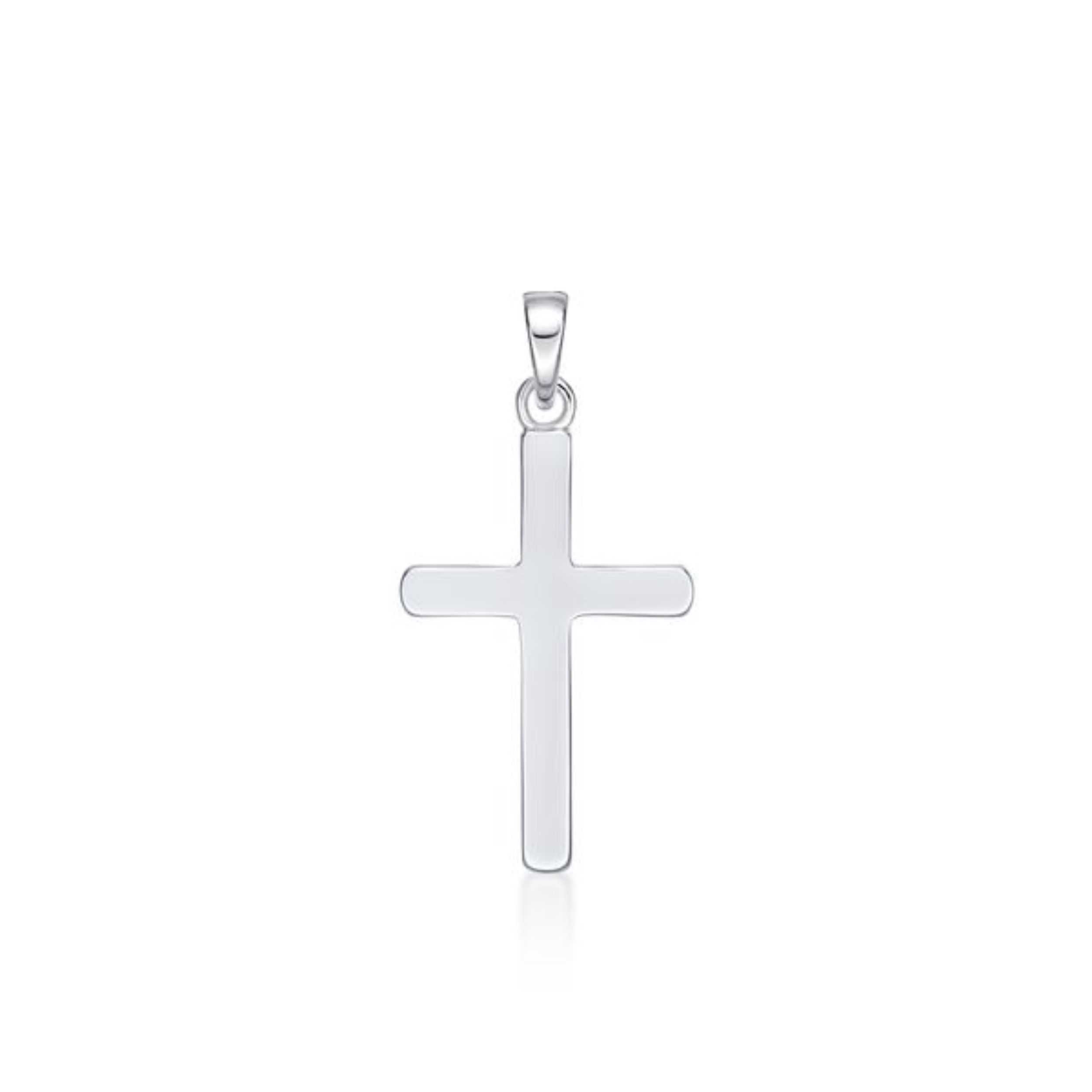 Picture of CROSS, PLAIN SILVER, PEND.