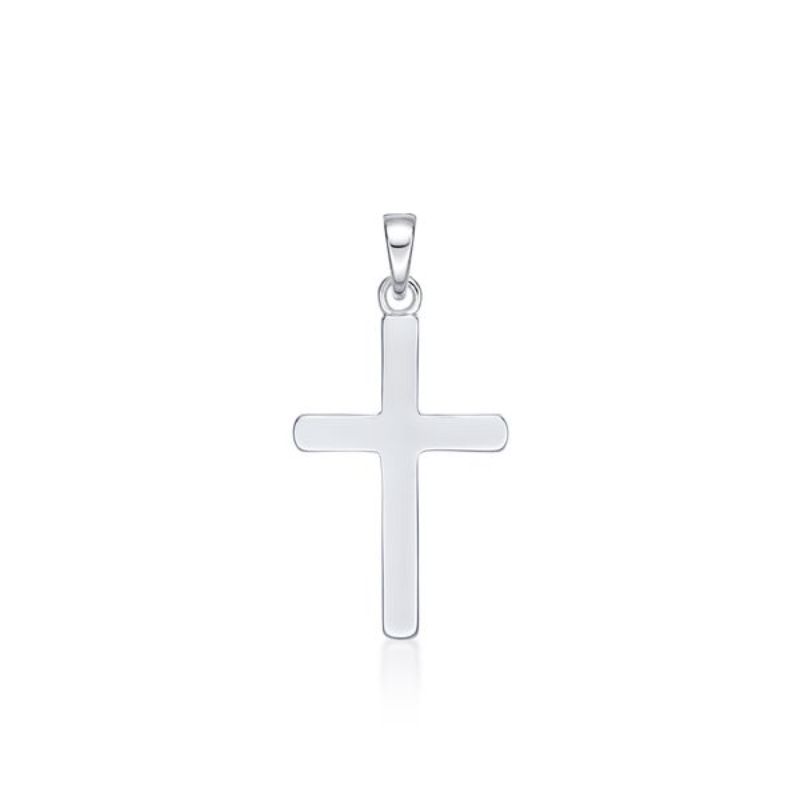 Picture of CROSS, PLAIN SILVER, PEND.