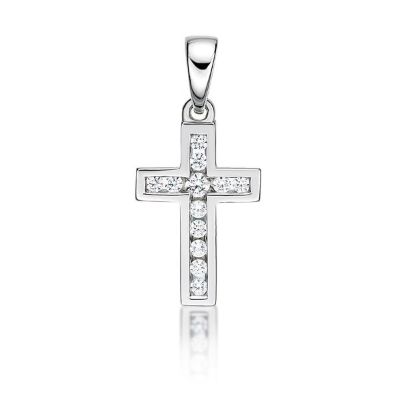Picture of 12x CZ CHANNEL SET CROSS