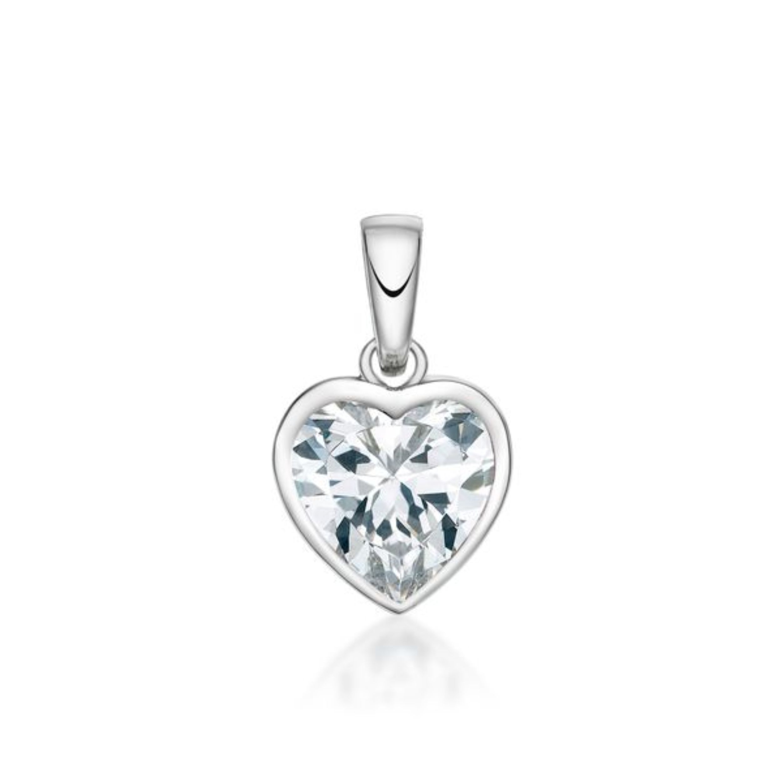 Picture of 8mm WHT R/O HEART