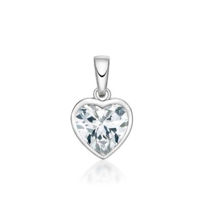 Picture of 8mm WHT R/O HEART