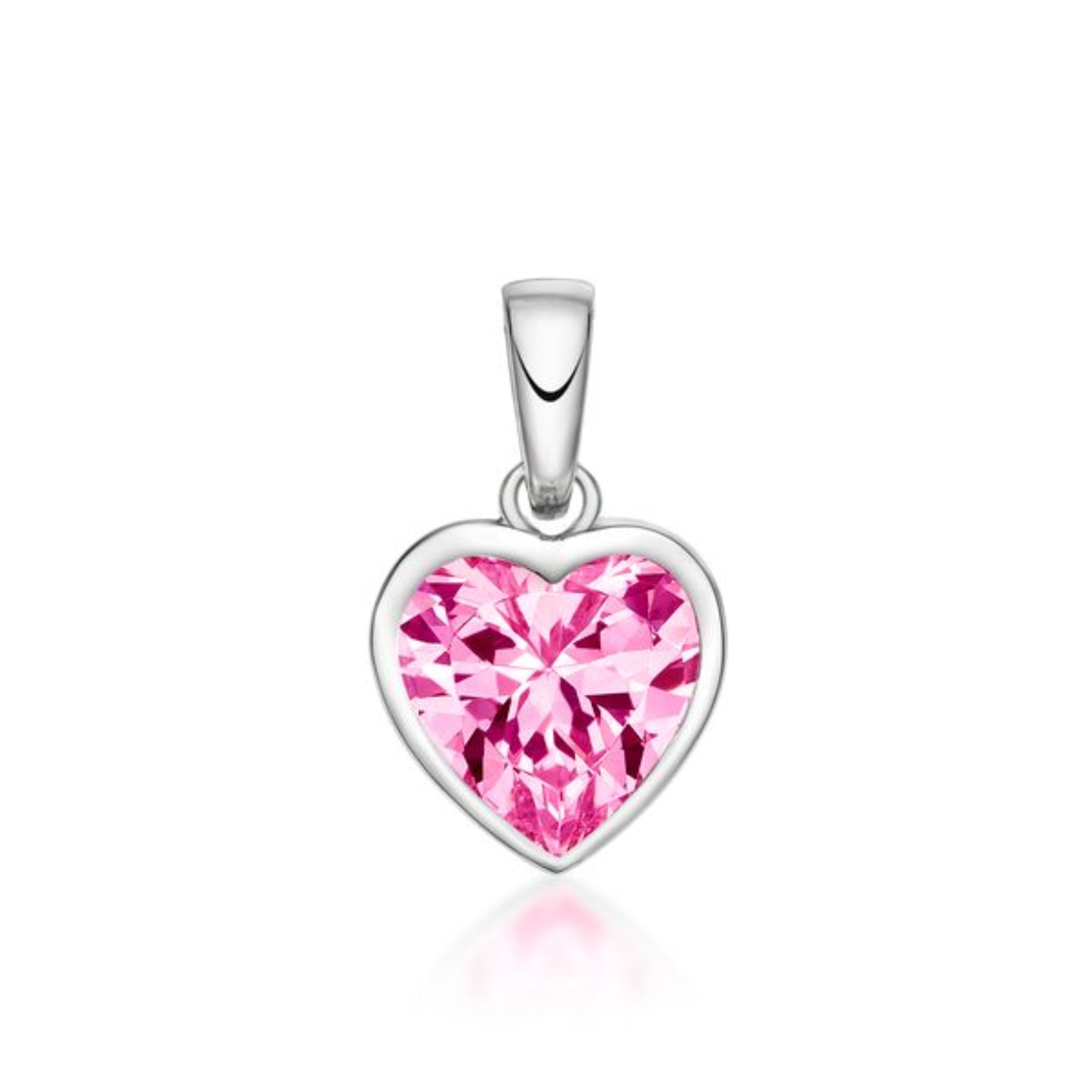 Picture of 8mm PINK R/O HEART