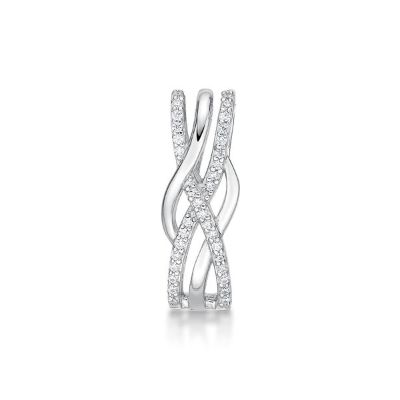 Picture of CROSS OVER CZ, POLISH PLAIT.