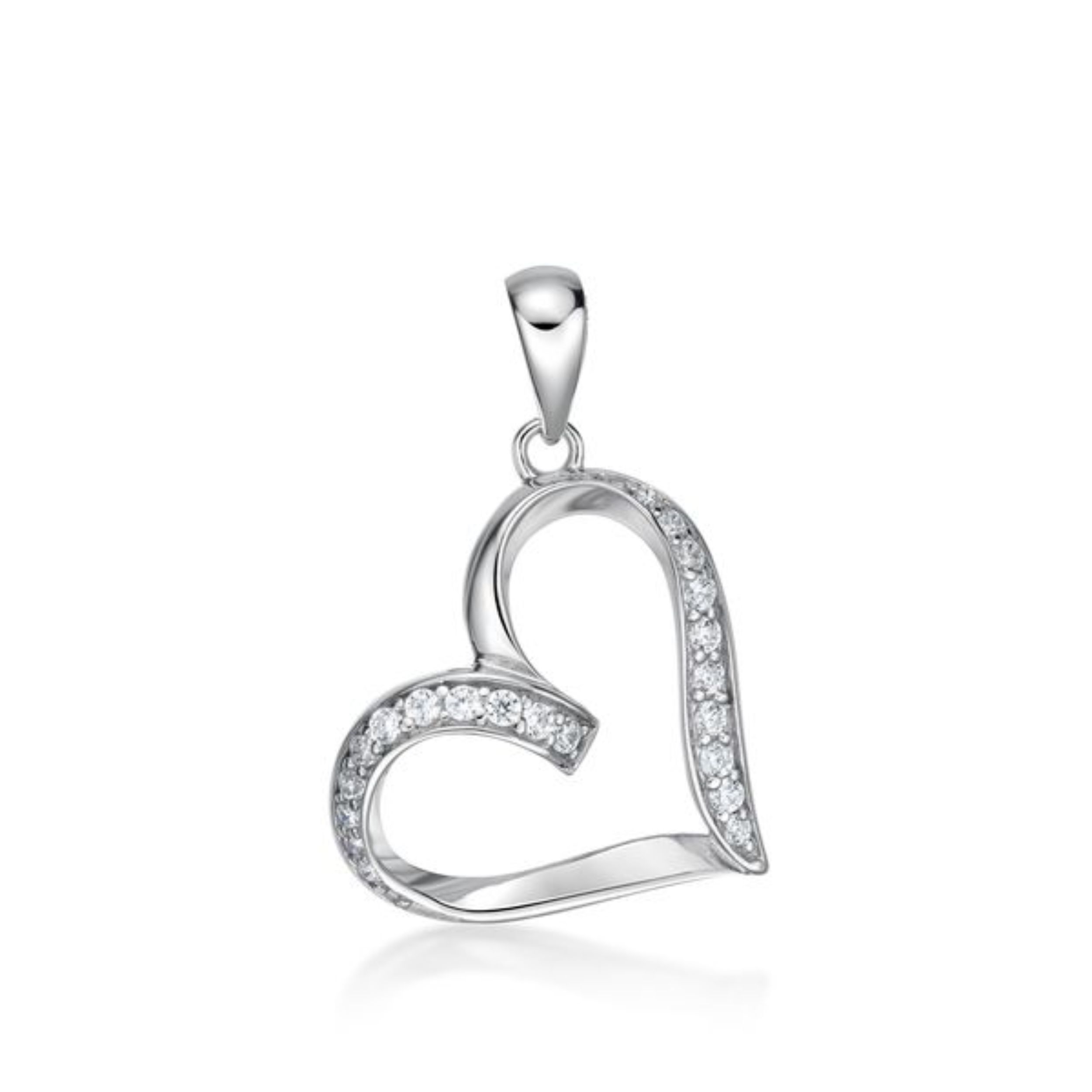 Picture of TWO SIDED HEART CZ EDGES