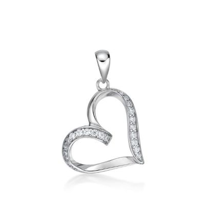 Picture of TWO SIDED HEART CZ EDGES