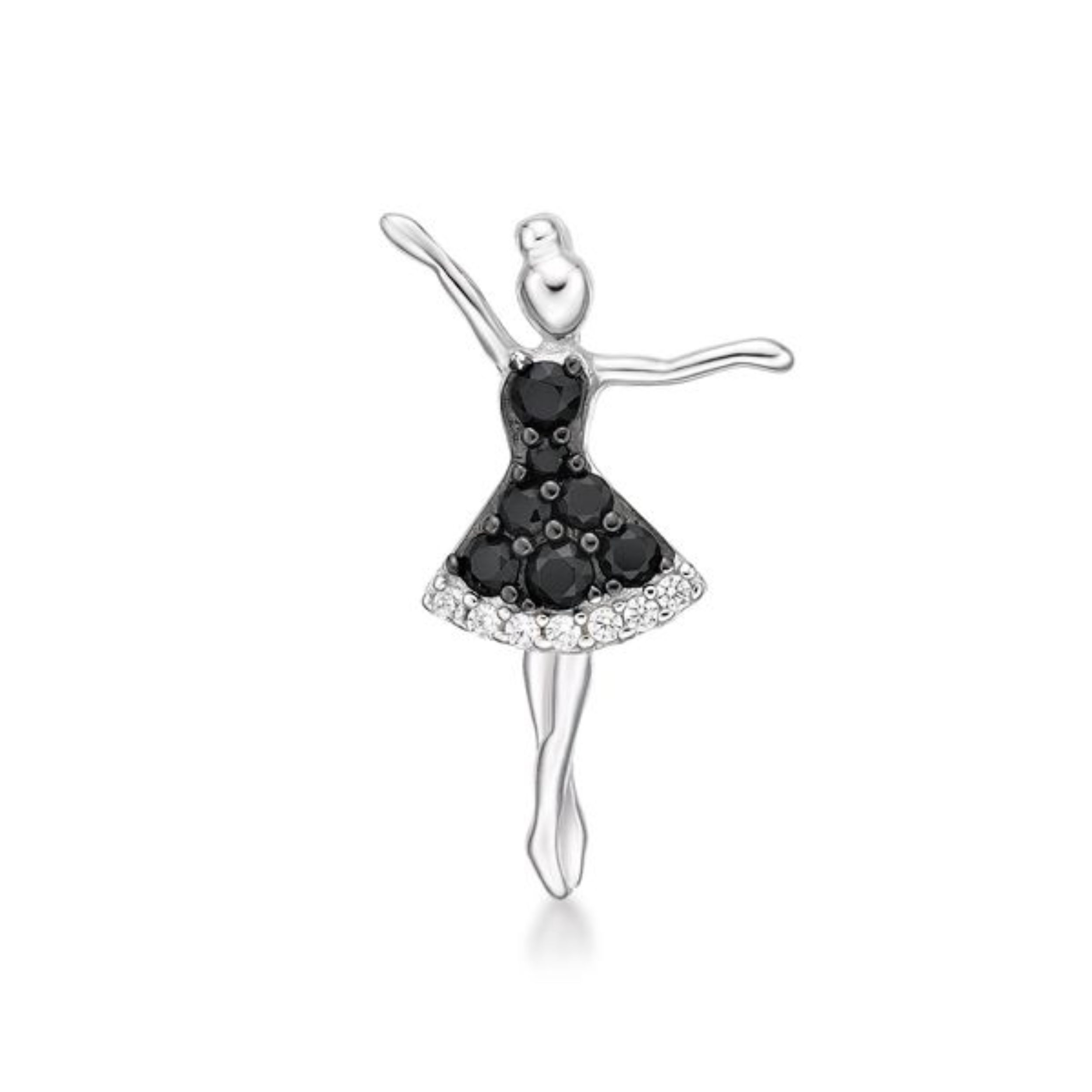 Picture of DANCER, PRETTY DRESS  BLK&WHT.