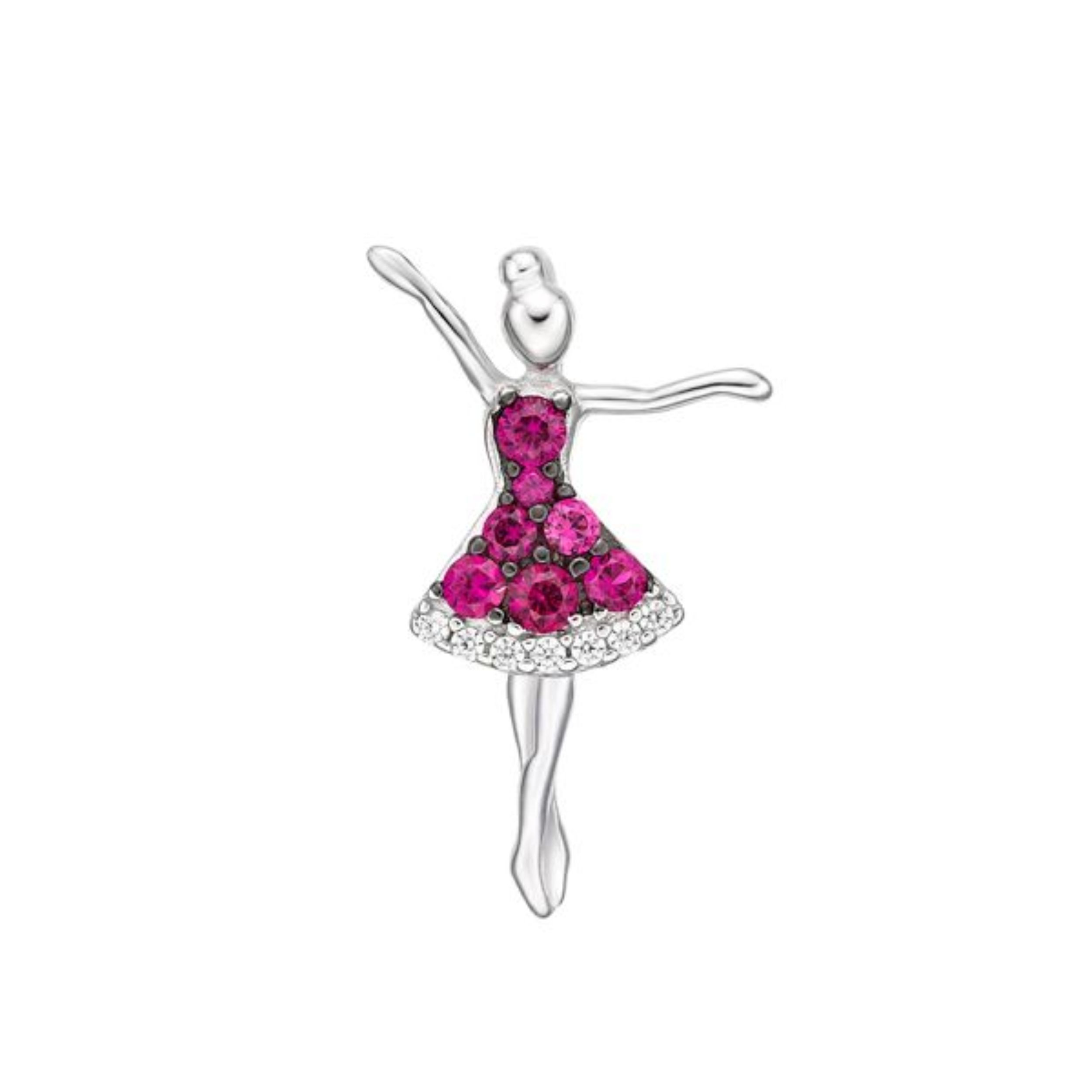 Picture of DANCER, PRETTY DRESS  RED&WHT.