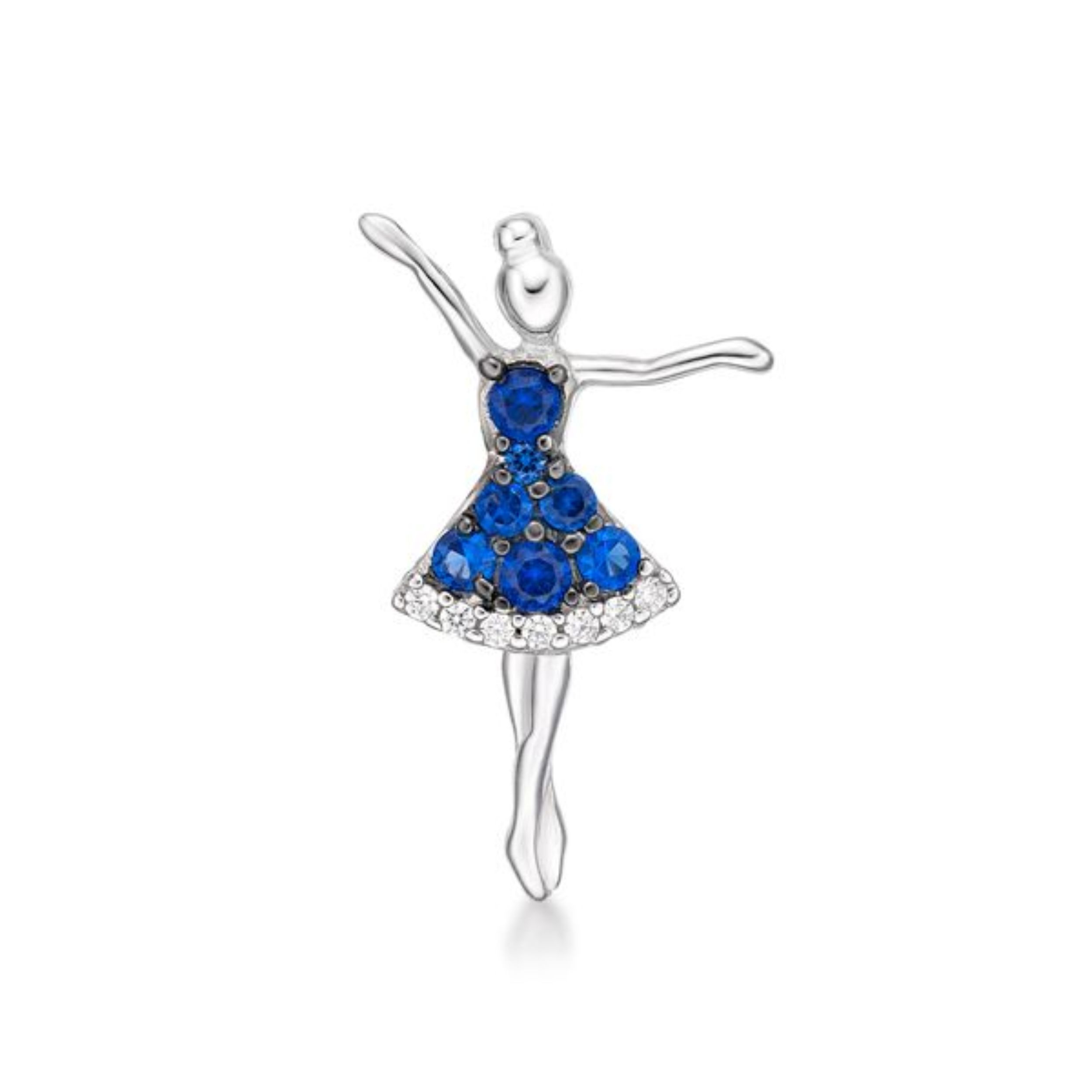 Picture of DANCER, PRETTY DRESS  BLUE&WHT.