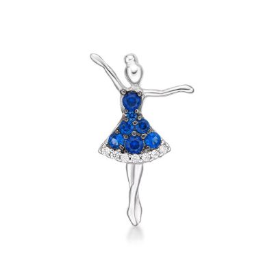 Picture of DANCER, PRETTY DRESS  BLUE&WHT.