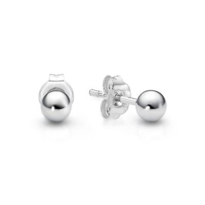 Picture of 3mm SILVER HOLLOW BALL STUDS