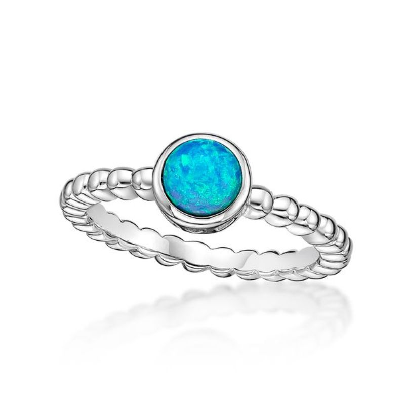 Picture of  BUBBLE RING MIT SYN. OPAL