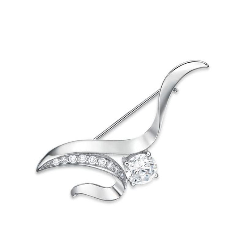 Picture of BROOCH, TULIP, CZ