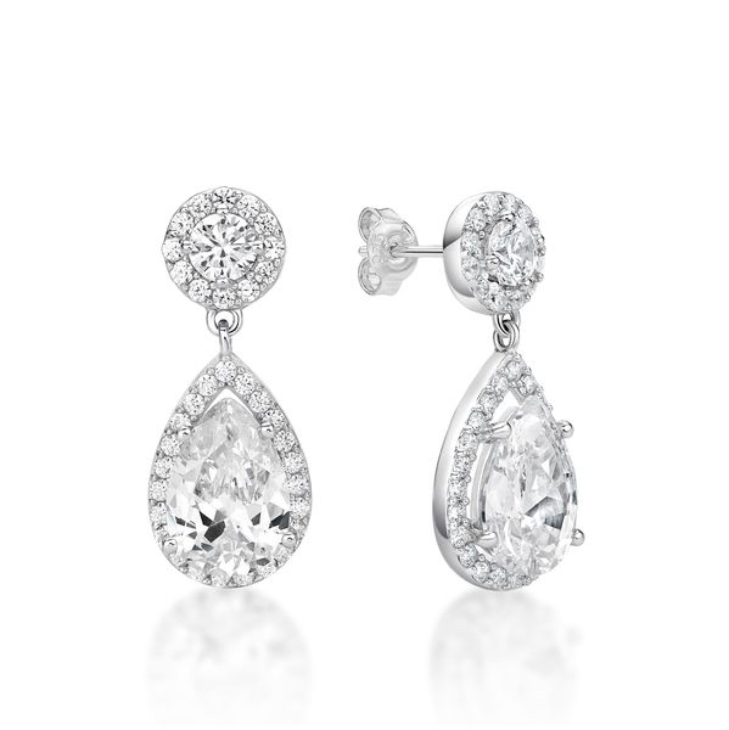 Picture of PEAR CLUSTER DANGLE ER