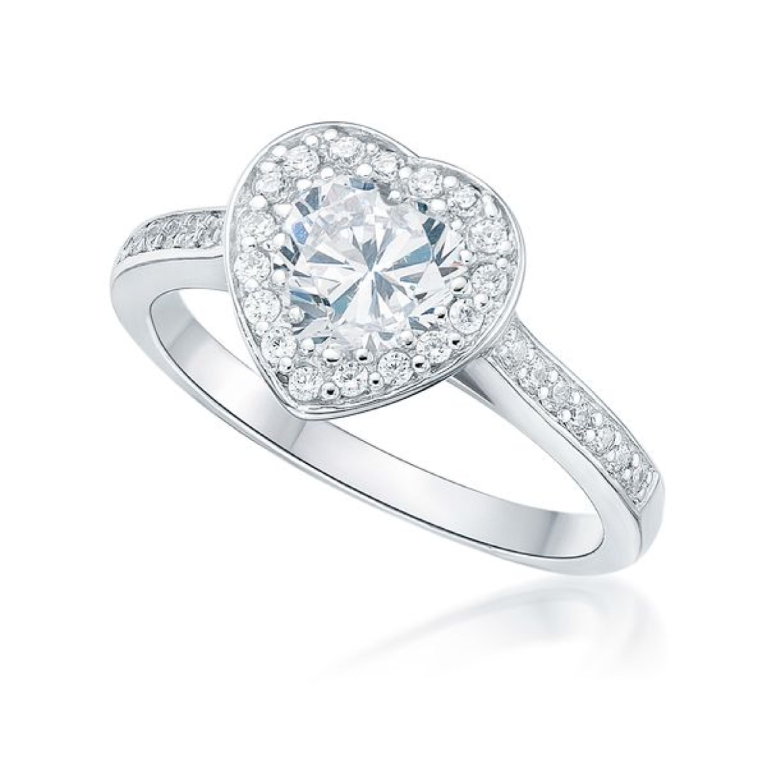 Picture of HEART SHAPE CZ CLUSTER