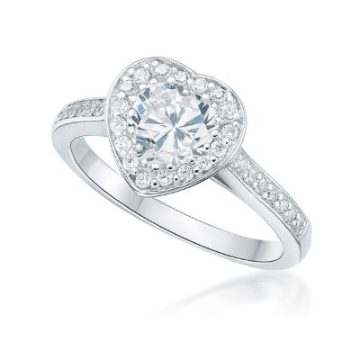 Picture of HEART SHAPE CZ CLUSTER