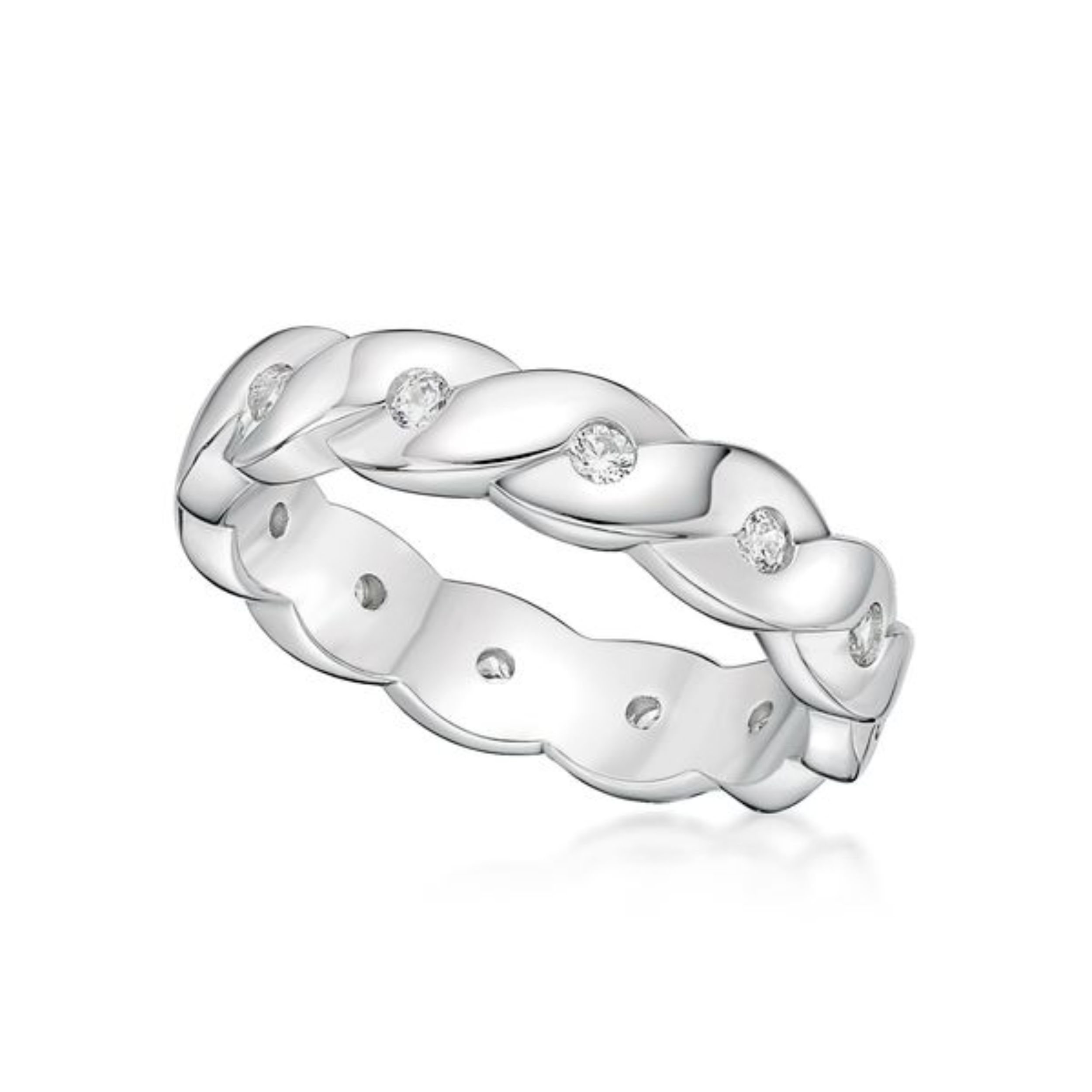 Picture of CZ ROPE RING, match 30 10074