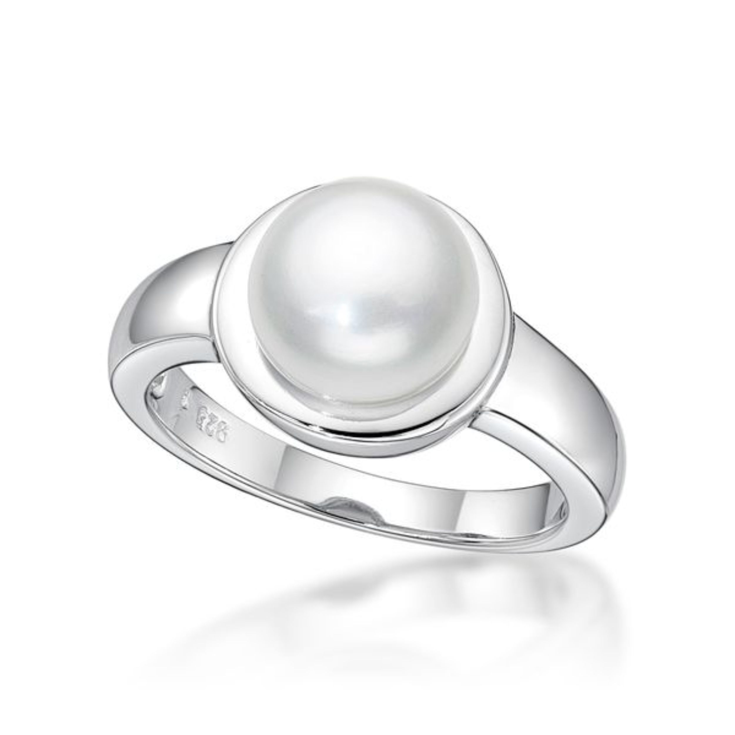 Picture of 7.5mm PEARL RING, 2mm BEZEL