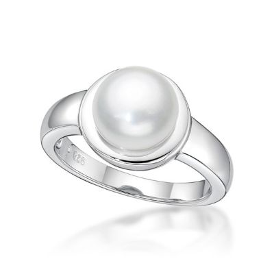 Picture of 7.5mm PEARL RING, 2mm BEZEL