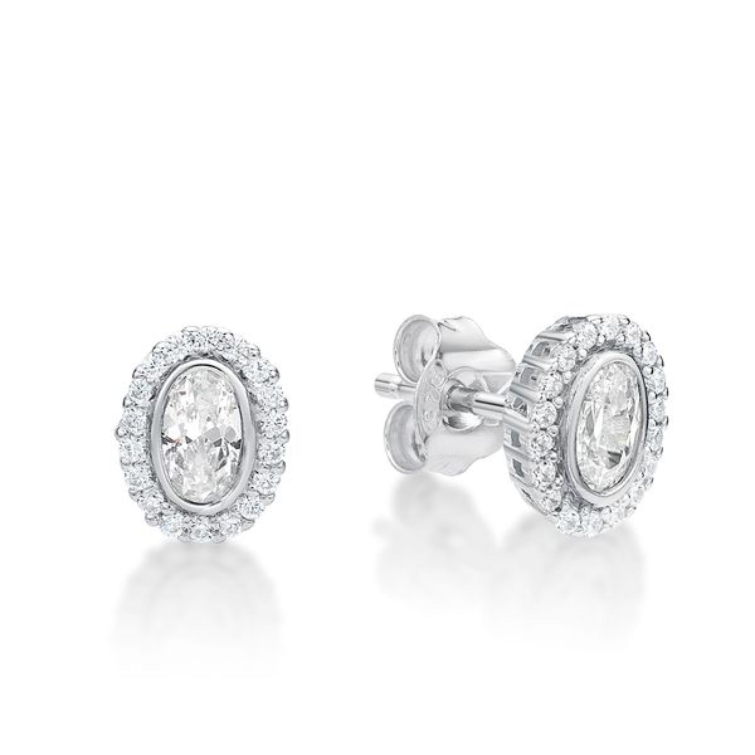 Picture of STUD, BEZEL OVAL, CLAW CLUSTR