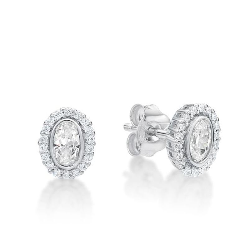 Picture of STUD, BEZEL OVAL, CLAW CLUSTR