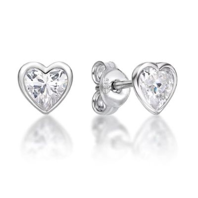 Picture of RIM SET HEART STUD