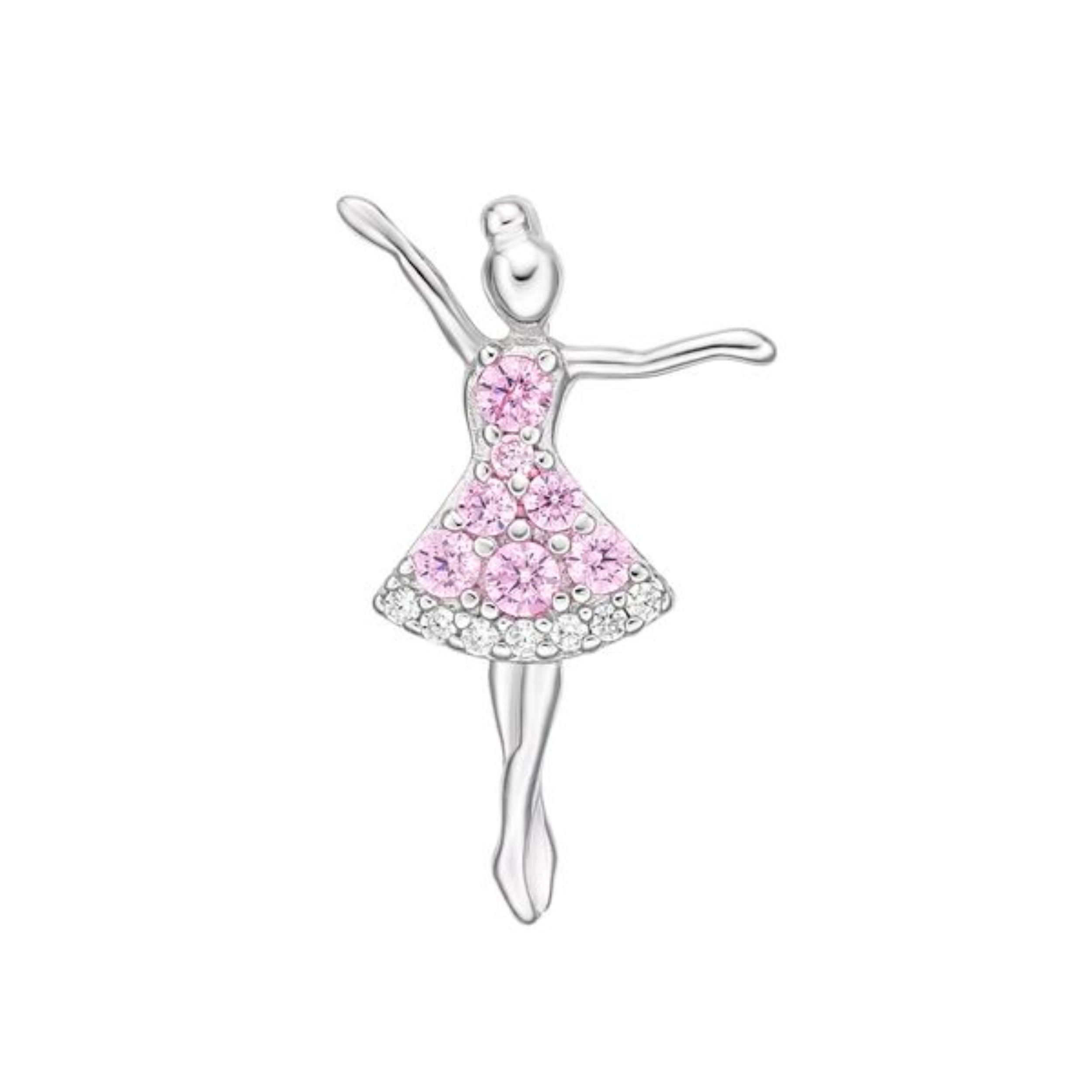 Picture of DANCER, PRETTY DRESS  PINK&WHT.