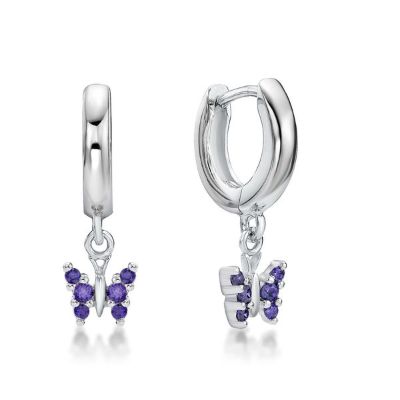 Picture of HUGGIE, BUTTERFLYING, PURPLE, 2.6 x 11.3 mm