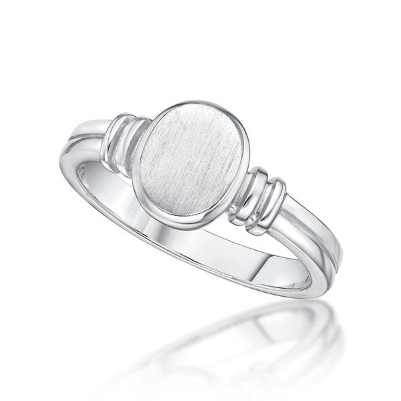 Picture of OVAL SIGNET RING MATT.