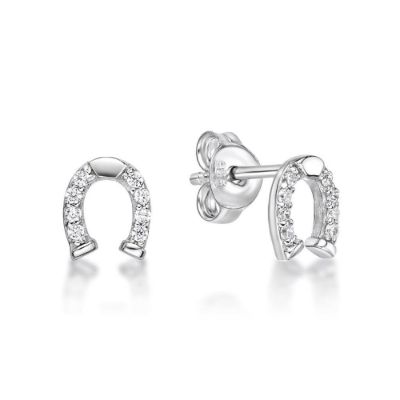 Picture of HORSE SHOE STUDS CZ