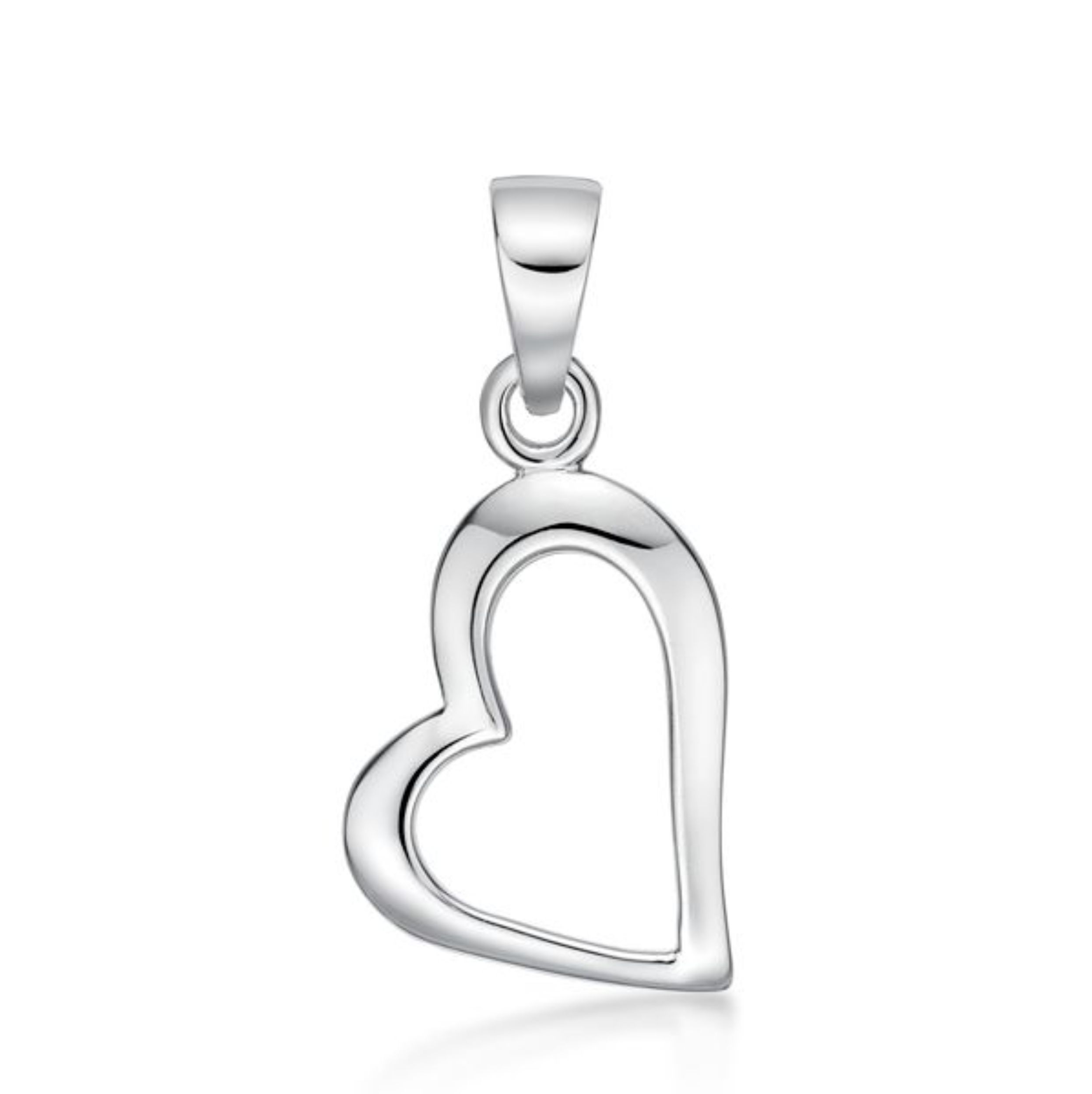 Picture of HEART PENDANT, ALL POLISH