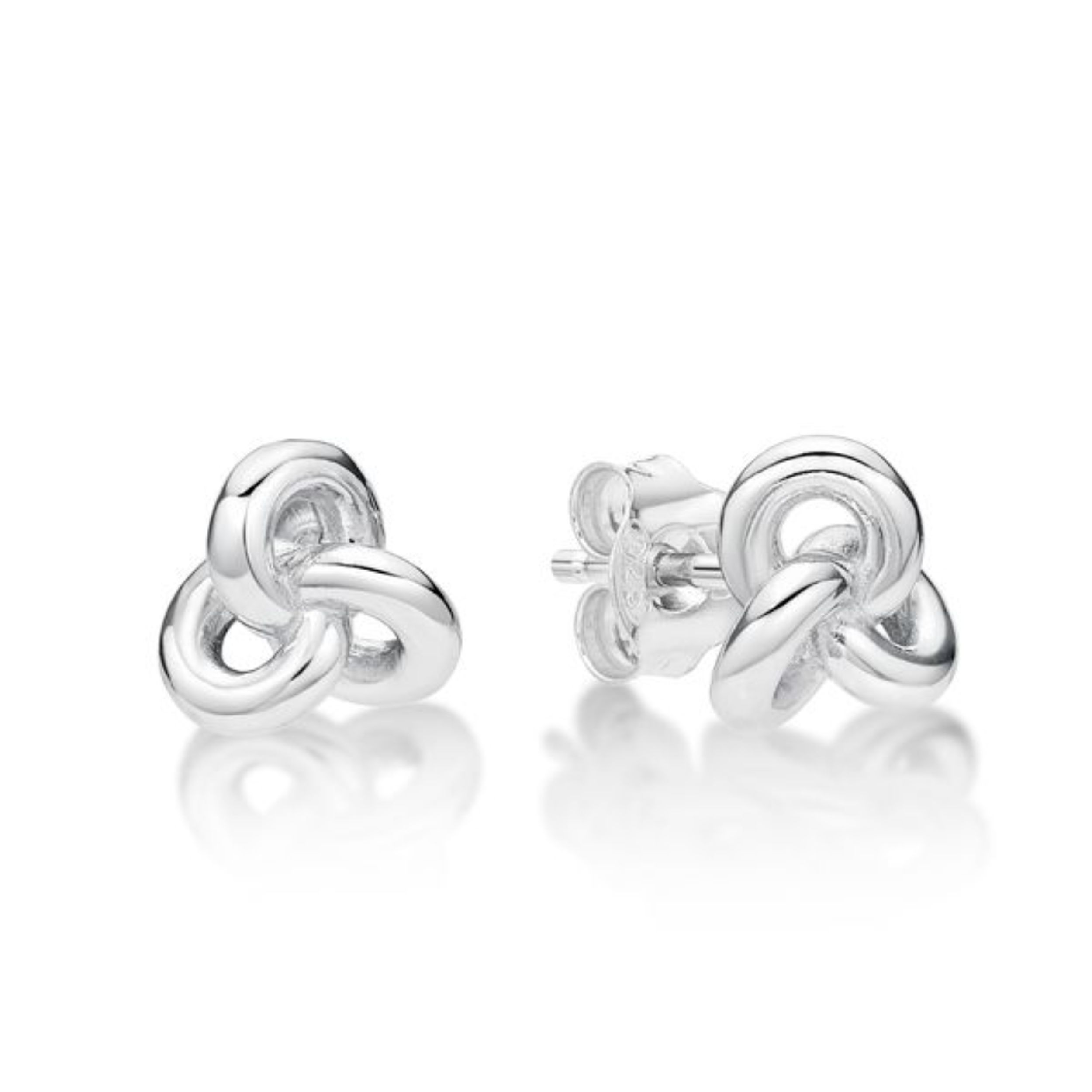 Picture of SILVER KNOT (3) 8mm STUDS