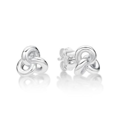 Picture of SILVER KNOT (3) 8mm STUDS