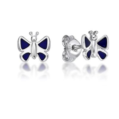 Picture of BUTTERFLY STUDS, PURPLE WINGS