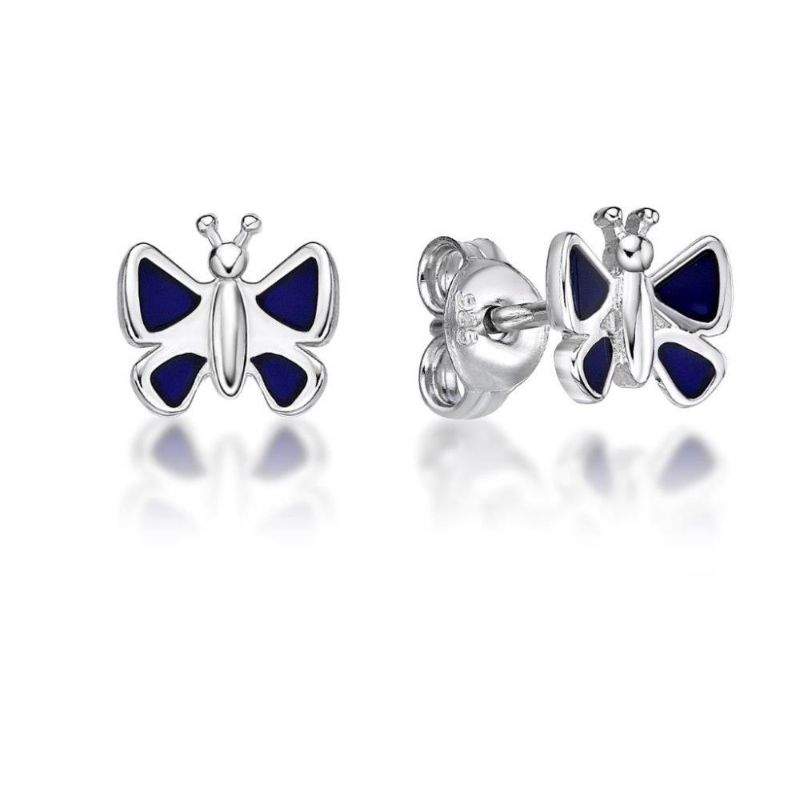 Picture of BUTTERFLY STUDS, PURPLE WINGS